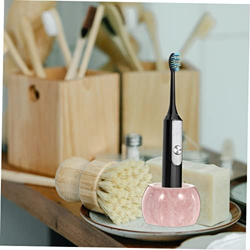 Stylish 2-Piece Marble Toothbrush Holder for Neat Bathroom Organization