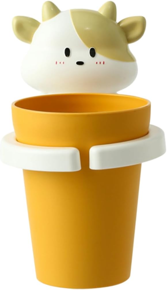 VOSAREA Cartoon Gargle Cup Wall Mounted Toothbrush Holder