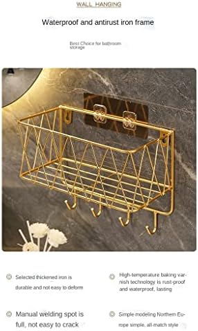 Stylish Black No-Drill Shower Caddy for Bathroom Organization