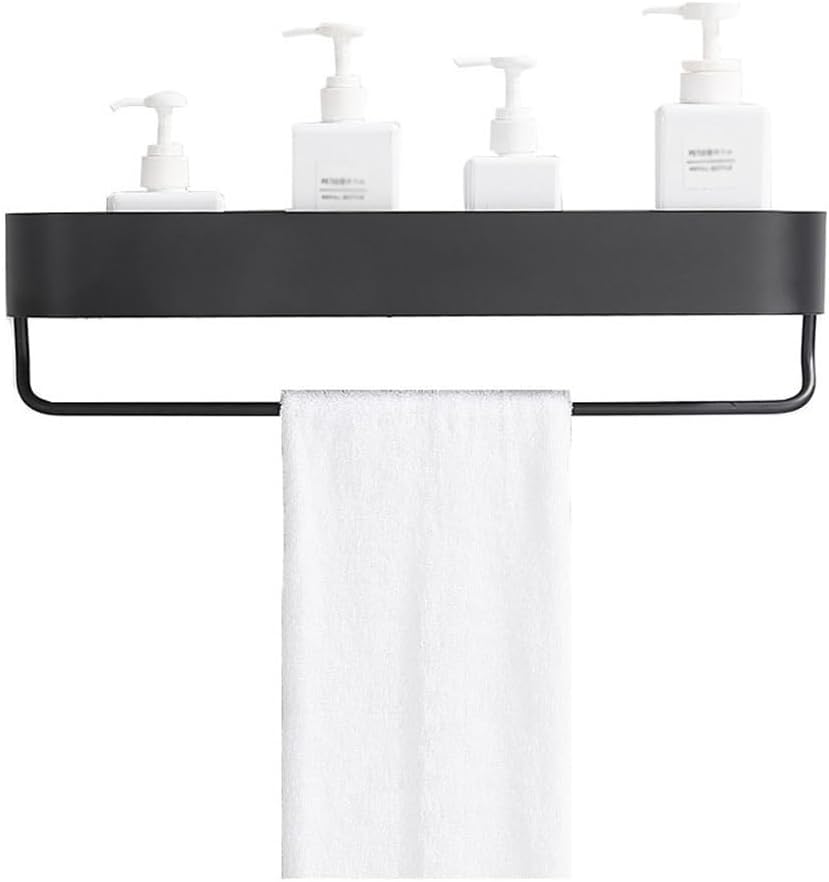 Bathroom Organizer with Towel Bar