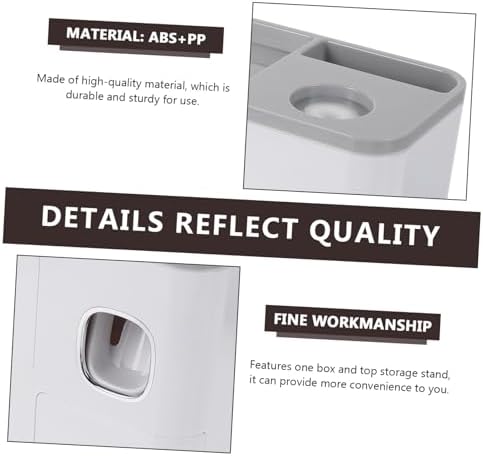 wall Mounted Toothbrush Holder with Storage