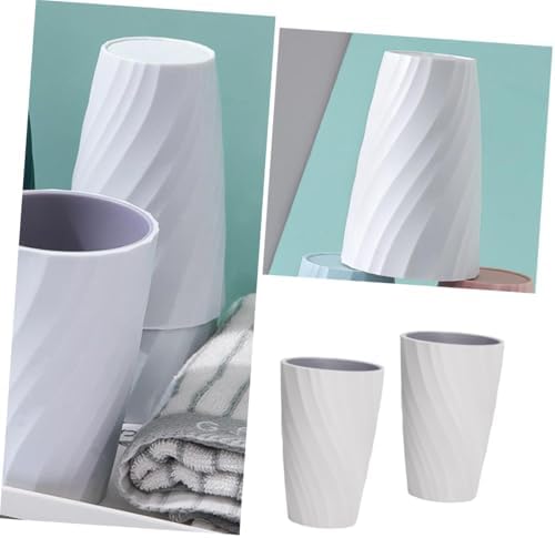 2pcs Portable Toothbrush Holder Gargle Cup for Home Travel