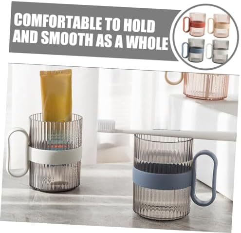 Elegant 4-Pack Toothbrush Mouthwash Holder