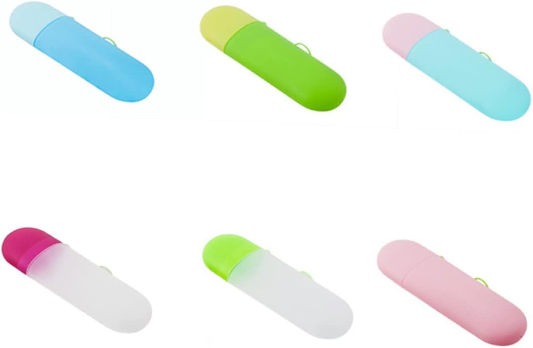 DECHOUS Compact Travel Toothbrush Toothpaste Holder