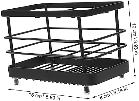 Othbrush Drain Rack Iron Makeup Brush Organizer