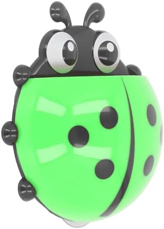 Space-Saving Kids Toothbrush Holder with Cute Cartoon Design