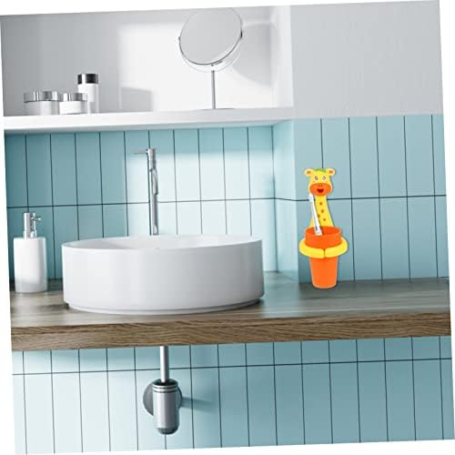 No-Punching Wall-Mounted Toothbrush Cup for Kids
