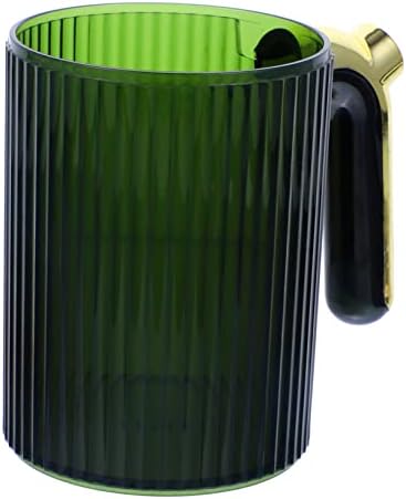 Collapsible Gold-Plated Handle Oral Care Toothbrush Cup