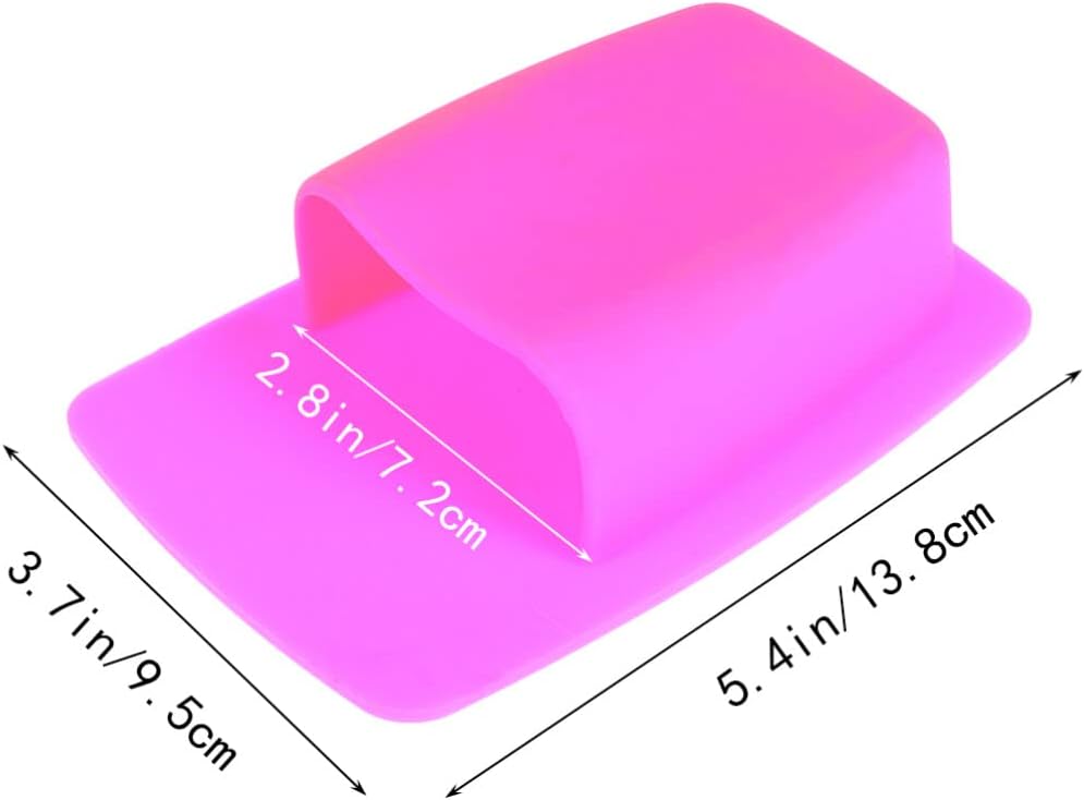 Alipis Silicone Toothbrush Holder Wall-Mounted Durable Space-Saving Bathroom Organizer