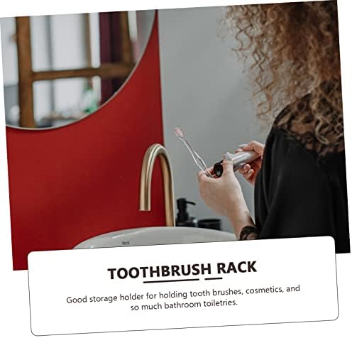 DECHOUS Space Saving Wall-Mounted Toothbrush Holder