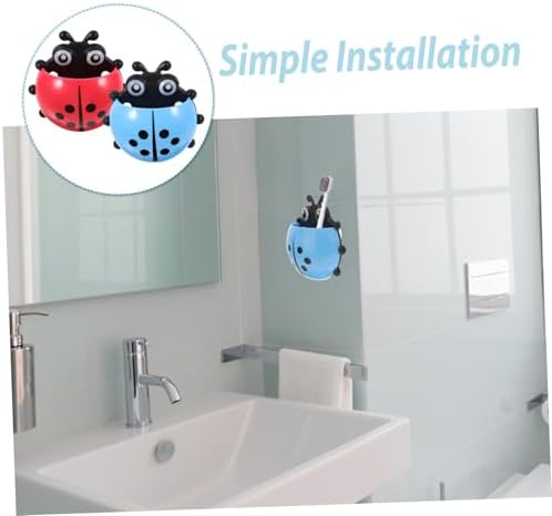 Zerodeko 2Pack Wall-Mounted Toothbrush Holder