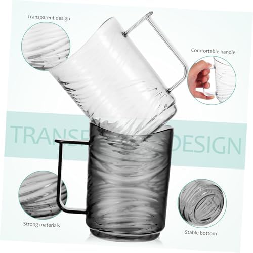 2-Piece Ergonomic Toothbrush Mouthwash Holder - Durable Compact Design for Efficient Organization