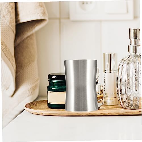 Stylish Stainless Steel Mouthwash Toothbrush Holder for Families