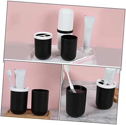 2-Piece Compact Travel Toothbrush Holder