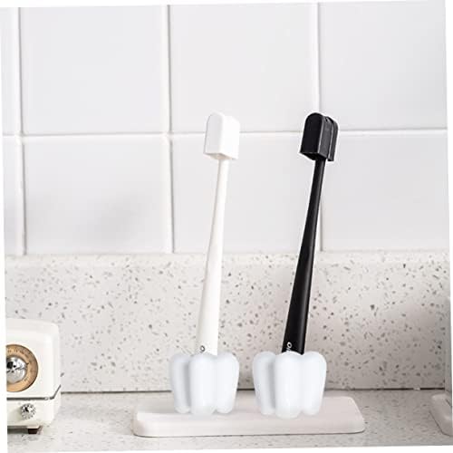 4-Pack Creative Tooth Shaped Toothbrush Holder