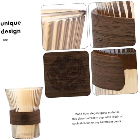 Bathroom Toothbrush Cup Reusable Glass Tumbler