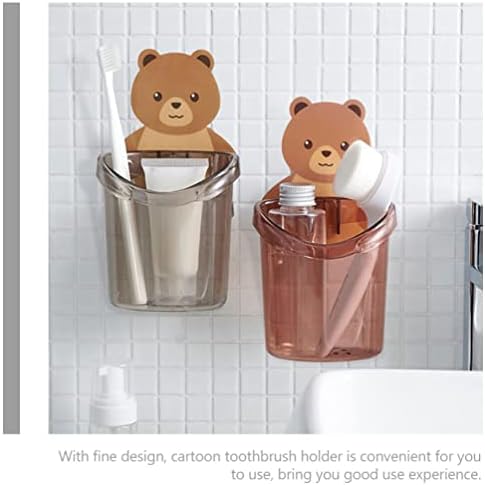 Nuturious Toothbrush Toothpaste Organizer Wall-Mounted