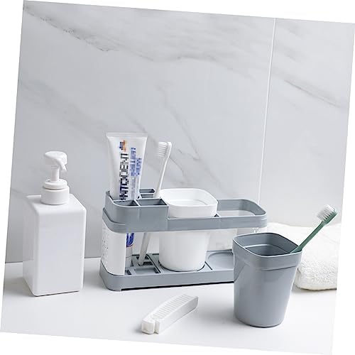 Cup Holder - Toothbrush Mouthwash Container Organizer