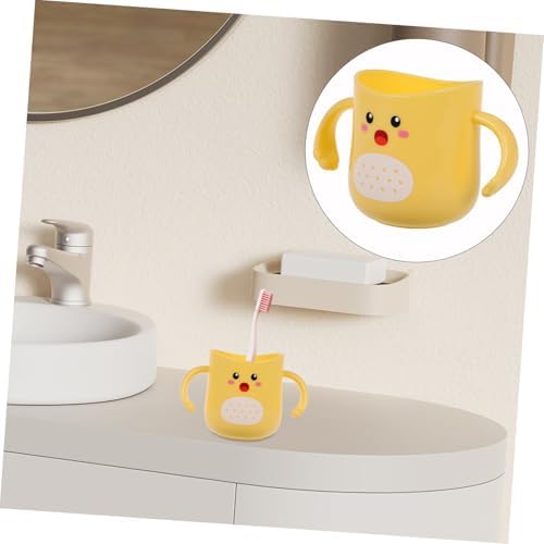 Ergonomic Cartoon Toothbrush Cup tumbler for Boys Durable Easy to Clean
