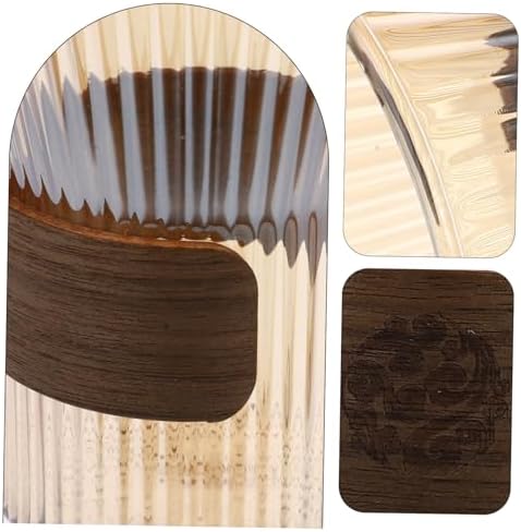 GLEAVI Elegant Glass Toothbrush Cup