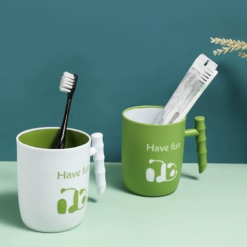 Panda Toothbrush Cup Creative 14oz Organizer Perfect for Home Bathroom