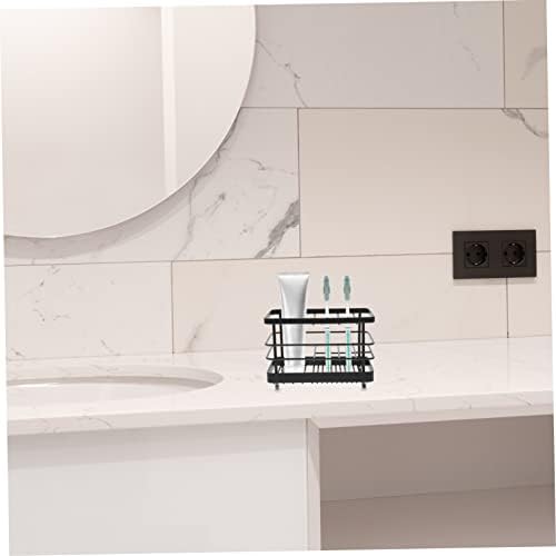 Space-Saving Iron Toothbrush Holder Stand