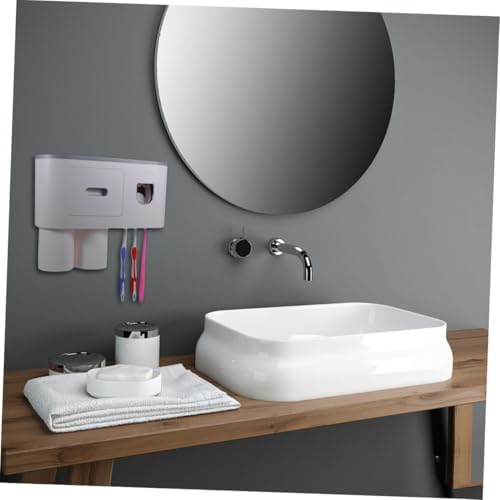 Hemobllo WallMounted Toothbrush Toothpaste Organizer