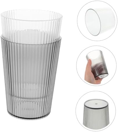Chic 2-Pack Toothbrush Cup with Storage for the Bathroom