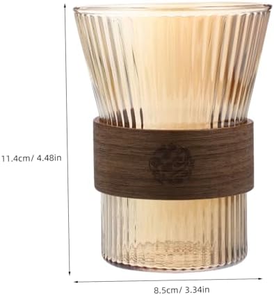 MAGICLULU Elegant Glass Toothbrush Cup