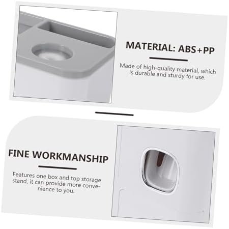 Stylish Wall-Mounted Toothbrush Holder with Storage Case for EasyOrganization