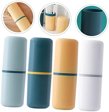 Compact Travel Toothbrush Holder 4pk