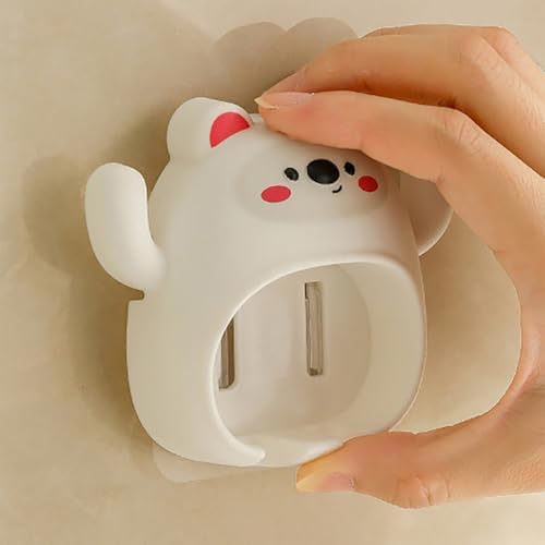 Cartoon Toothbrush Holder Wall Mount Suction Cup