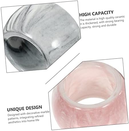 2-Piece Marble Pattern Electric Toothbrush Holder - Stylish Bathroom Organizer