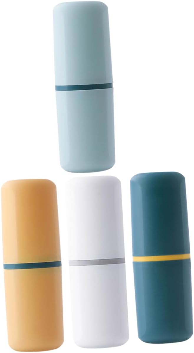Compact Travel Toothbrush Holder 4pk