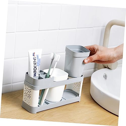 Cup Holder - Toothbrush Mouthwash Container Organizer