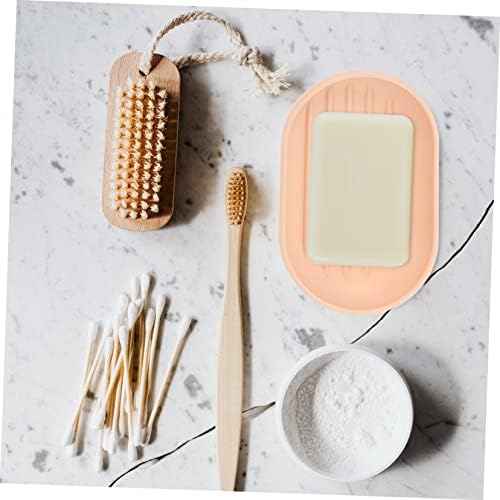 VOSAREA 1Set Plastic Bathroom Storage Tray Gargle Cup Toothbrush Holder