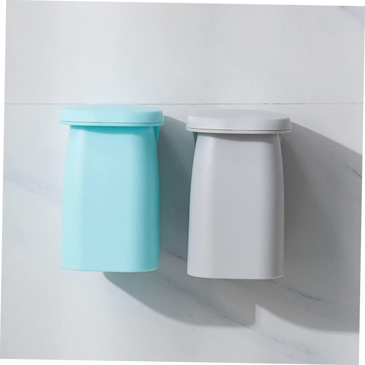 4-Piece Non-Marking Wall-Mounted Toothbrush Cup Set