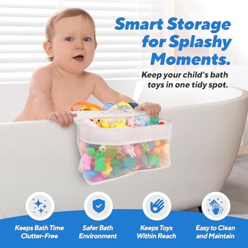 Wehruom Baby Bath Mesh Toy Organizer