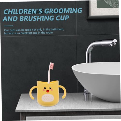 Ergonomic Cartoon Toothbrush Cup tumbler for Boys Durable Easy to Clean