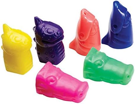Sleek Colorful 20 Toothbrush Set with Animal Covers