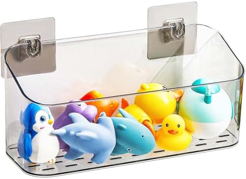 Bath toy storage solution