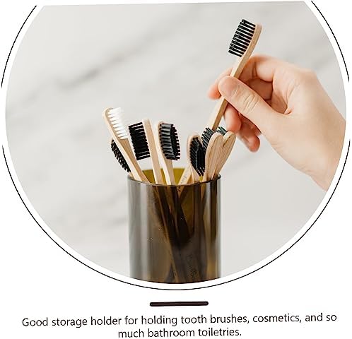 Cabilock Space-Saving Wall-Mounted Toothbrush Holder for Adults