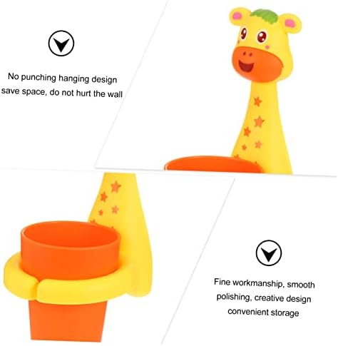 IWOWHERO 1-Pack No Punching Toothbrush Cup Holder