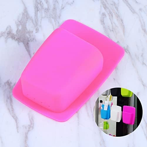 Alipis Silicone Toothbrush Holder Wall-Mounted Durable Space-Saving Bathroom Organizer