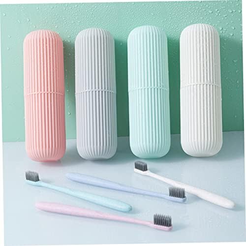 Travel Toothbrush Case with Brushing Cup and Organizer