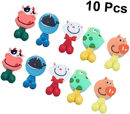 10pc Cartoon Wall Toothbrush Holder for Kids