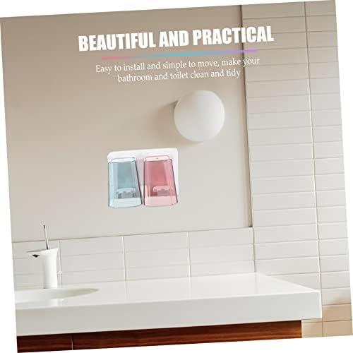 Space-Saving Wall-Mounted Toothbrush Holder for Bathroom Storage