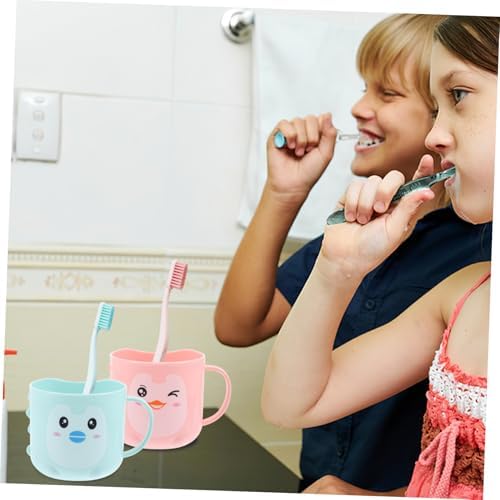 4-Piece Kids Toothbrush Gargle Cup Set