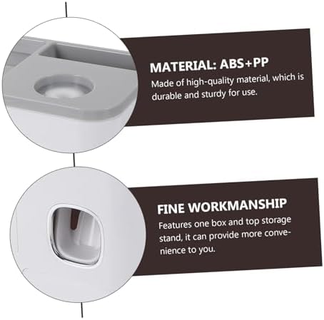 LIFKOME - Easy Mount Wall Toothbrush Holder with Storage Cup