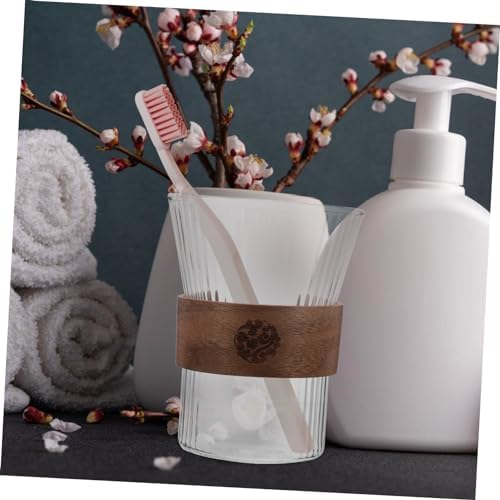 Happyyami Bathroom Mouthwash Toothbrush Holder - Comfortable Design Easy to Clean